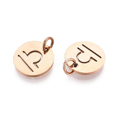 304 Stainless Steel Charms STAS-Q201-T445-7R-1