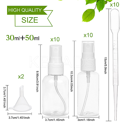 IY Cosmetics Storage Bottle Kits DIY-BC0011-36-1