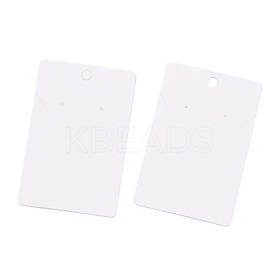 Rectangle Paper One Pair Earring Display Cards with Hanging Hole CDIS-YWC0001-01-1