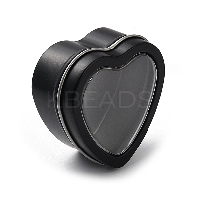 Tinplate Iron Heart Shaped Candle Tins LS-CON-NH0001-01D-1