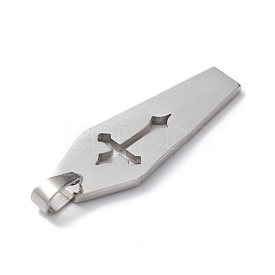 Non-Tarnish 304 Stainless Steel Pendants LS-STAS-E190-03P-1