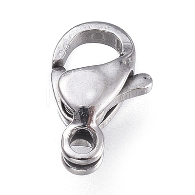 Tarnish Resistant 316 Surgical Stainless Steel Lobster Claw Clasps STAS-M281-01P-A-1
