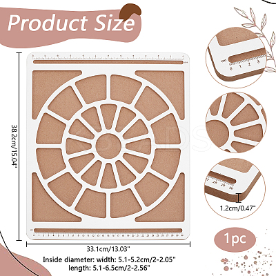 Wooden Bead Design Boards WOOD-WH0042-26D-1