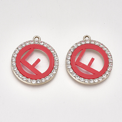Acrylic Pendants PALLOY-T070-26D-F-1
