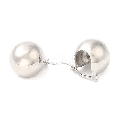 Rack Plating Brass Hoop Earrings for Women EJEW-Q770-21P-1