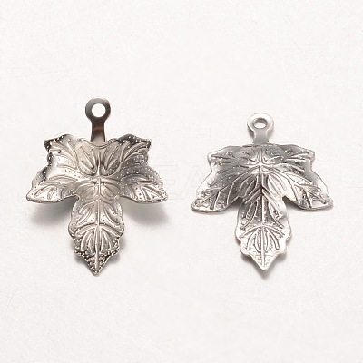 Tarnish Resistant Autumn Theme 316 Surgical Stainless Steel Pendants LS-STAS-K096-28P-1