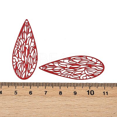 Spray Painted 430 Stainless Steel Pendants STAS-H236-01D-1