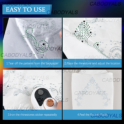 Glass Hotfix Rhinestone DIY-CY0001-01D-1