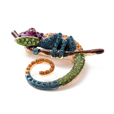 Alloy Enamel Brooches JEWB-P012-06B-1
