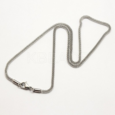 Tarnish Resistant Trendy Men's 304 Stainless Steel Lantern Chain Necklaces LS-NJEW-M071-02-1