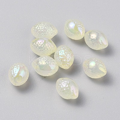 Plated Acrylic Lemon Bead LS-OACR-CJC0009-04E-1
