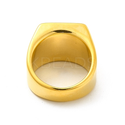 Heart 304 Stainless Steel Finger Rings for Men LS-STAS-K248-04AG-1