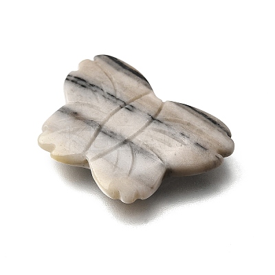 Natural Picasso Stone Carved Beads G-C054-01B-1