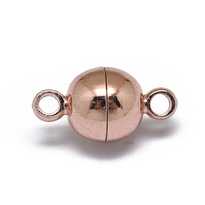 Rack Plating Brass Magnetic Clasps X-KK-F801-02A-RG-1