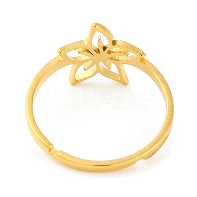 Animal 201 Stainless Steel Adjustable Rings for Women RJEW-D082-05A-1