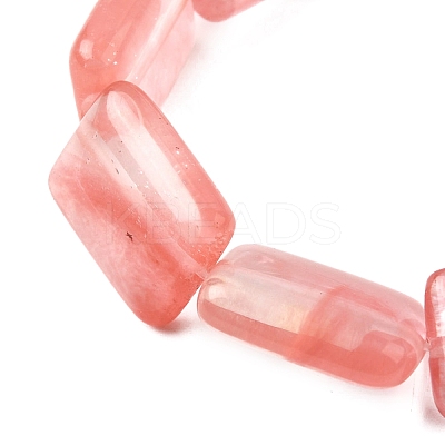Cherry Quartz Glass Beads Strands G-S386-A09-1