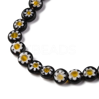 Handmade Millefiori Lampwork Beads Strands LAMP-G164-11I-1