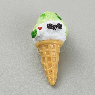 Opaque Resin Ice Cream Cabochons CRES-CJC0009-01F-1