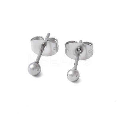 304 Stainless Steel Stud Earrings for Women EJEW-E603-06B-P-1