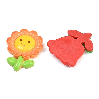 Opaque Resin Cabochons CRES-I051-03-1
