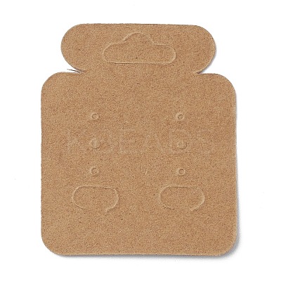 Kraft Paper Earring Display Cards CDIS-D005-02-1