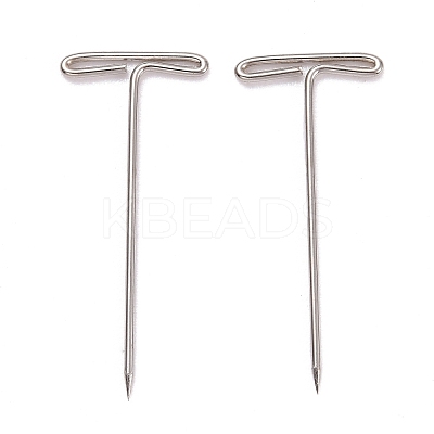 Non-Tarnish Nickel Plated Steel T Pins for Blocking Knitting FIND-D023-01P-01-1