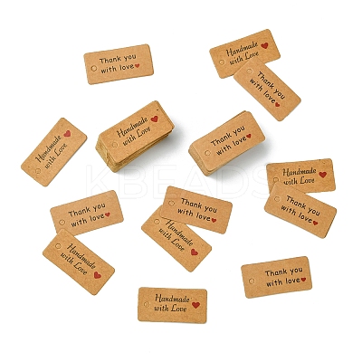 2 Sets 2 Styles Kraft Paper Word Printed Gift Tags CDIS-FS0001-20-1