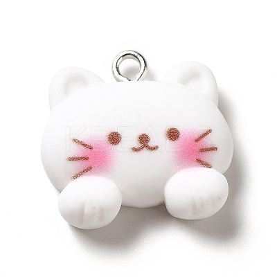 Opaque Resin Pendants RESI-G056-01D-1