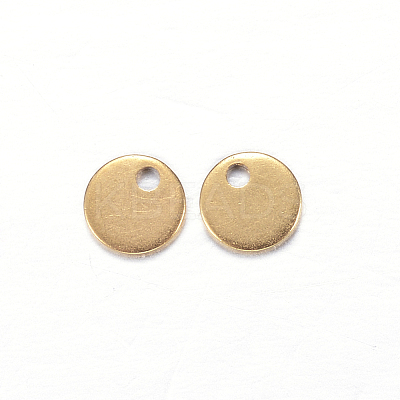 Ion Plating(IP) 304 Stainless Steel Charms STAS-N0013-14G-02-1
