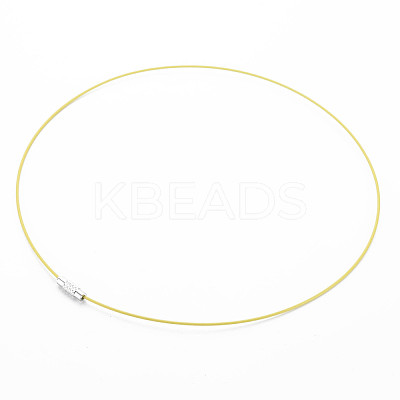 Stainless Steel Wire Necklace Cord DIY Jewelry Making TWIR-R003-02-1
