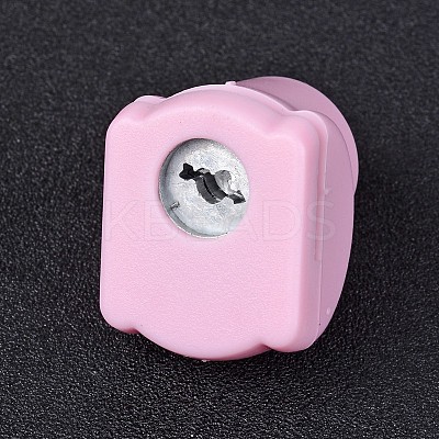 Random Single Color or Random Mixed Color Mini Plastic Craft Paper Punch Sets for Scrapbooking & Paper Crafts LS-AJEW-L051-14-1
