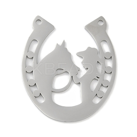 Non-Tarnish 304 Stainless Steel Pendants STAS-L279-025P-1