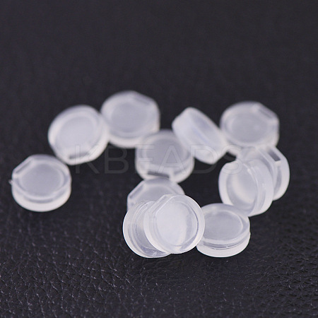 Comfort Plastic Pads for Clip on Earrings LS-X-KY-P007-A01-1