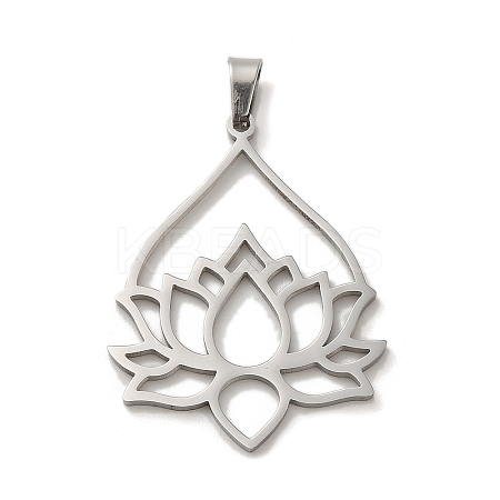 Non-Tarnish 304 Stainless Steel Pendants STAS-O005-07P-1