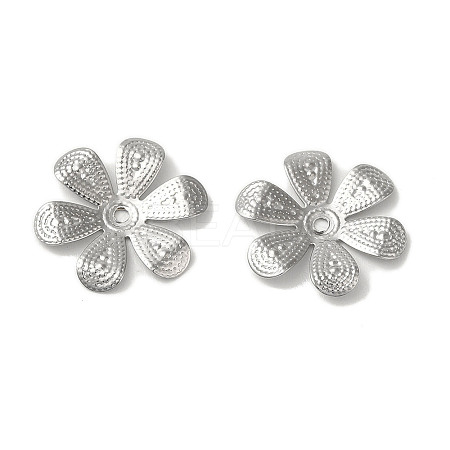 Non-Tarnish 304 Stainless Steel Bead Caps STAS-P363-05P-1