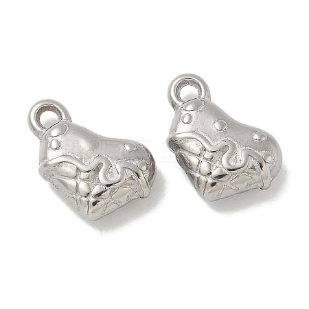 Anti-Tarnish 304 Stainless Steel Charms STAS-Q334-03P-1