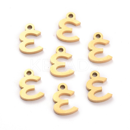 304 Stainless Steel Pendants STAS-F267-10E-G-1