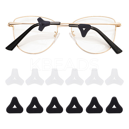 12 Pairs 6 Styles Silicone Eyeglasses Ear Grip FIND-DR0001-02-1