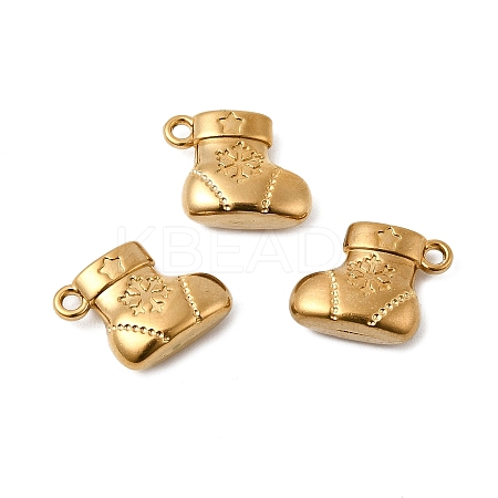 Christmas 304 Stainless Steel Pendants STAS-B167-09G-1