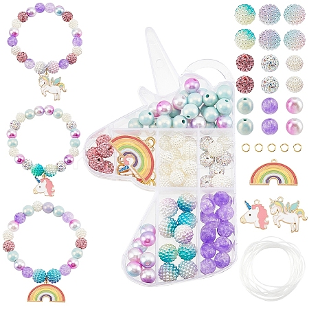 DIY Unicon Bracelet Making Kits DIY-SC0018-81-1