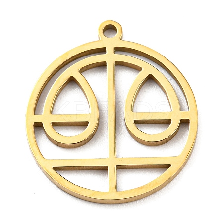 304 Stainless Steel Pendants STAS-Z043-01G-1