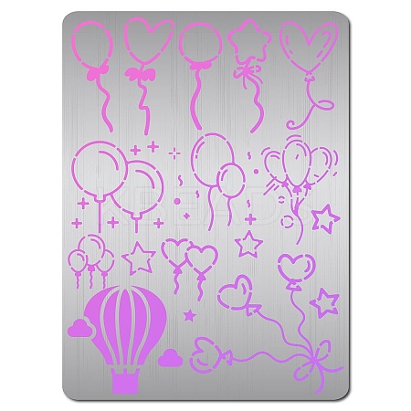 Stainless Steel Metal Cutting Dies Stencils DIY-WH0289-086-1