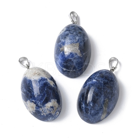 Natural Sodalite Pendants G-A259-03P-02-1
