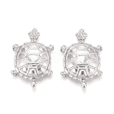 304 Stainless Steel Turtle Pendants STAS-T069-19P-1