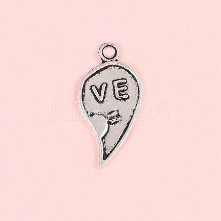Valentine's Day Tibetan Style Alloy Pendants FIND-CJC0019-25N-1