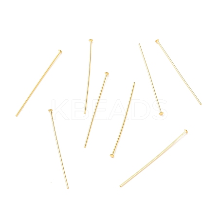Brass Flat Head Pins X-KK-F824-114D-G-1