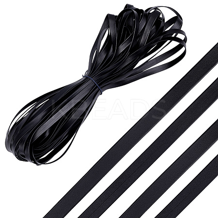 Flat PU Leather Cord DIY-WH0656-51B-1
