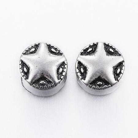 304 Stainless Steel European Beads STAS-H371-13AS-1