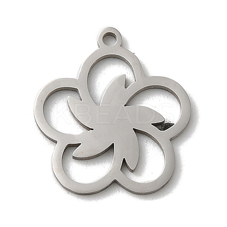 Non-Tarnish 201 Stainless Steel Pendants LS-STAS-E206-05P-05-1