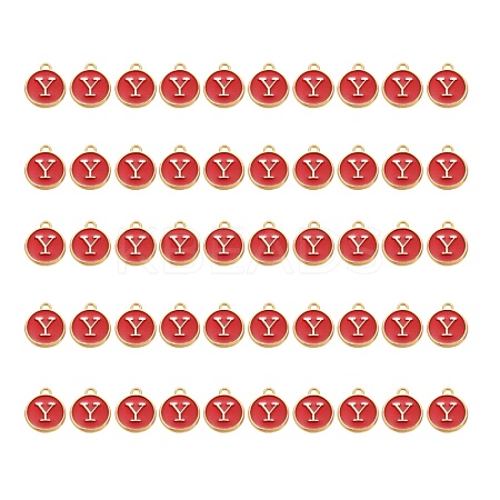 Golden Plated Alloy Charms ENAM-SZ0001-25C-Y-1